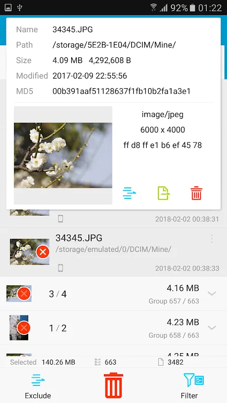 Скриншоты Search Duplicate File