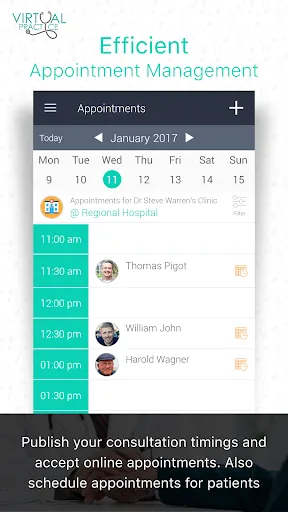 Virtual Practice Healthcare Screenshots