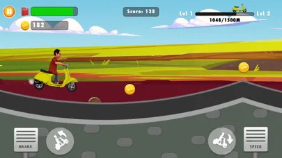 ภาพหน้าจอของ Bhide Scooter Race| TMKOC Game