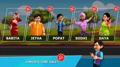 ภาพหน้าจอของ Bhide Scooter Race| TMKOC Game