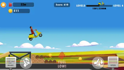 ภาพหน้าจอของ Bhide Scooter Race| TMKOC Game