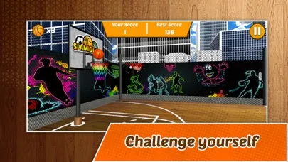 ภาพหน้าจอของ Slam Dunk -3D Basketball Game