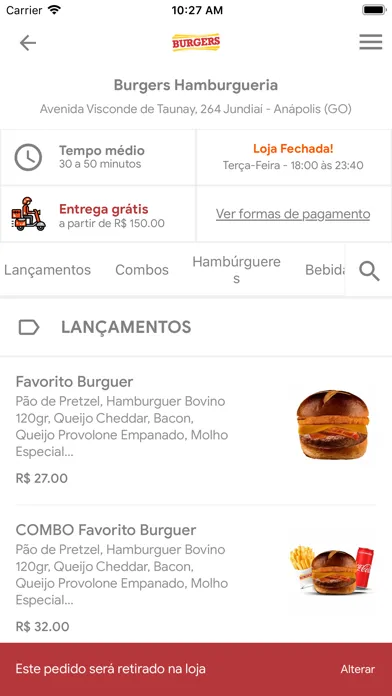 Burgers Hamburgueria سکرین شاٹس