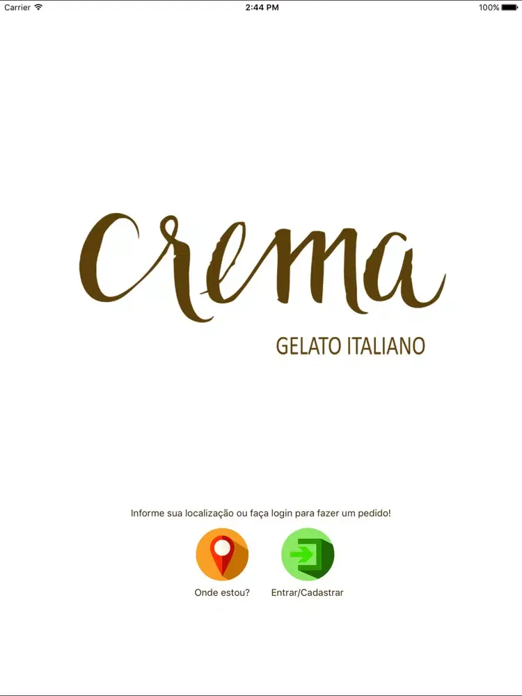 Crema Gelato Italiano iPad  স্ক্রিনশট