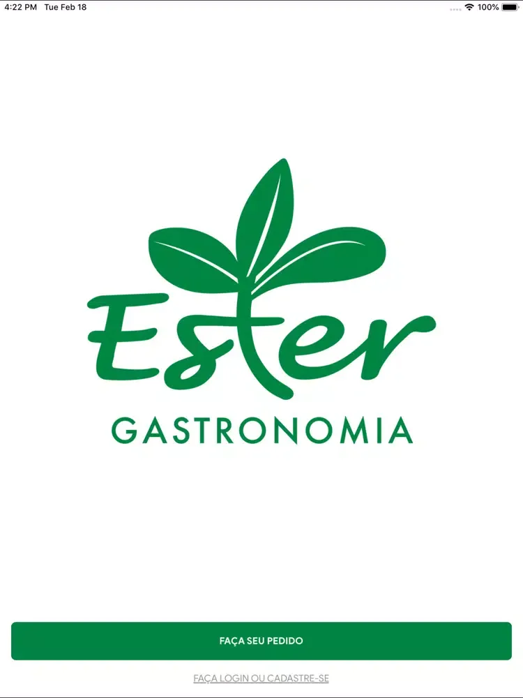 Capturas de tela do Ester Gastronomia iPad 