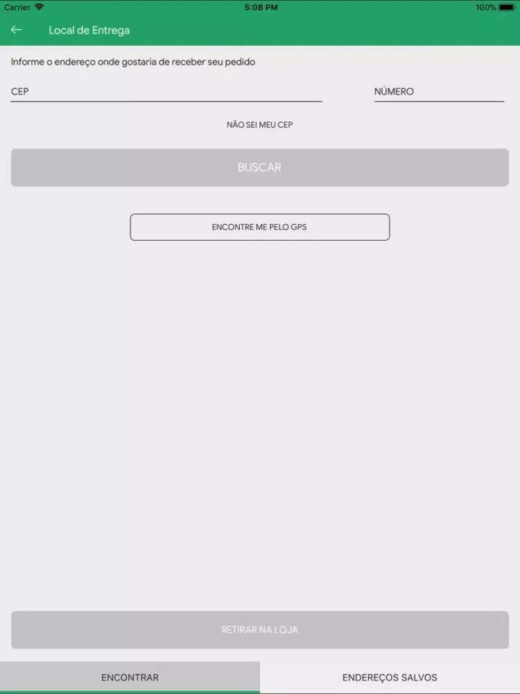 Tangkapan layar Kim Japa Food iPad 