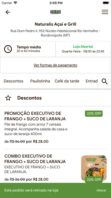 Naturalis Açaí e Grill應用截圖