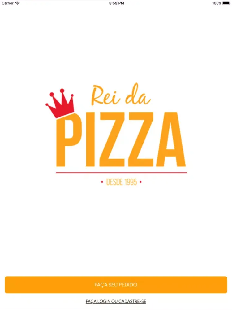 ภาพหน้าจอของ Rei da Pizza - Perdizes iPad