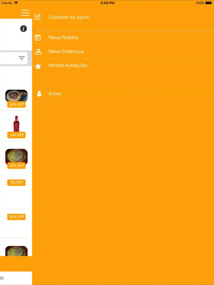 ภาพหน้าจอของ Rei da Pizza - Perdizes iPad