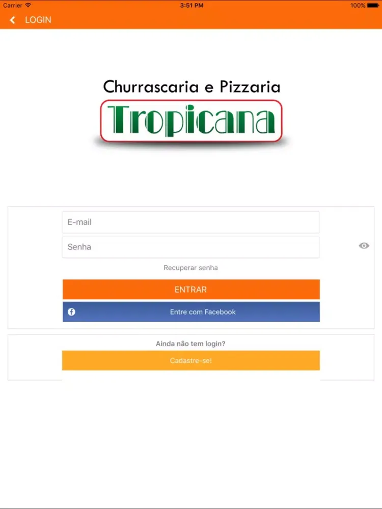 Pizzaria Tropicana iPad 應用截圖