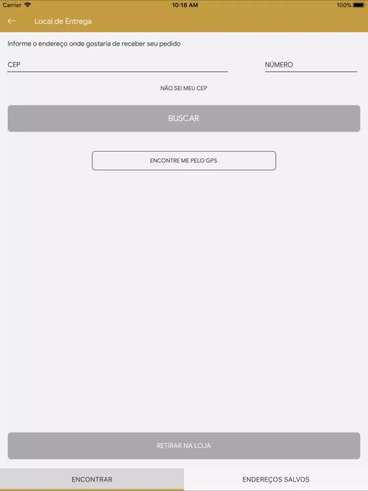 Saidera Brasil - Delivery iPad  Screenshots