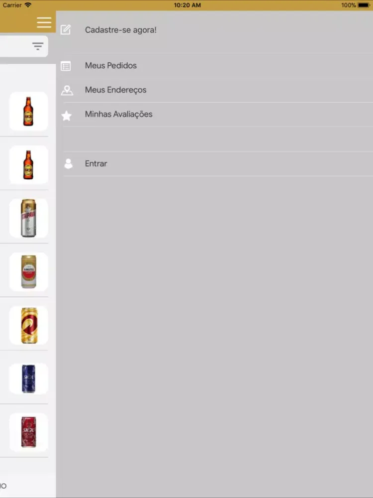 Saidera Brasil - Delivery iPad  Screenshots