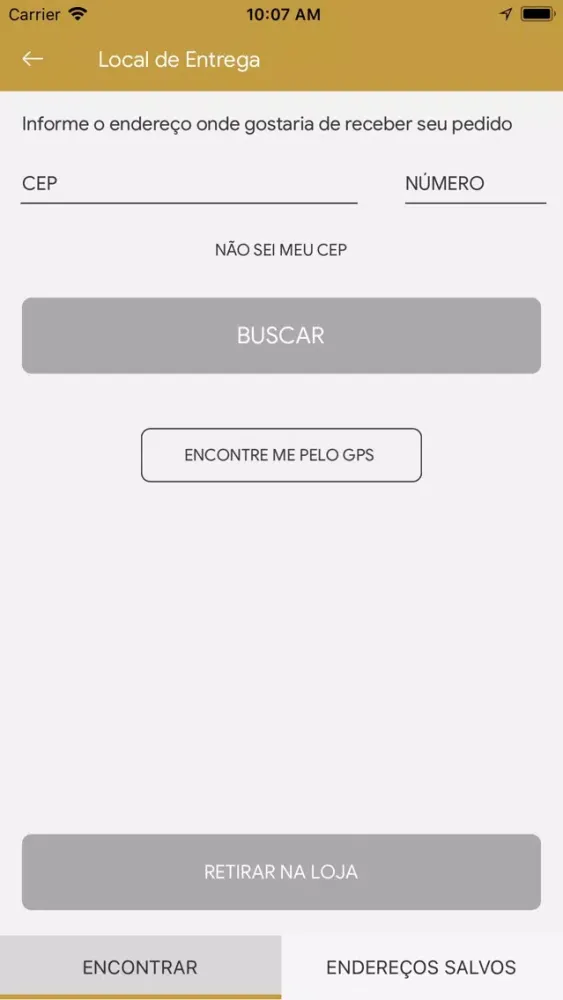 Saidera Brasil - Delivery Screenshots