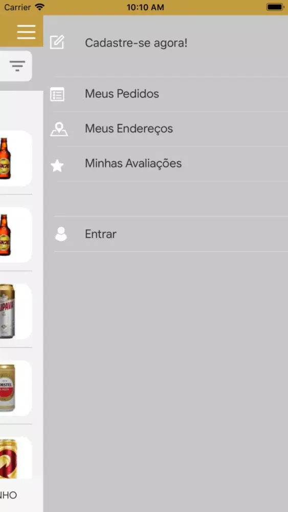 Saidera Brasil - Delivery Screenshots