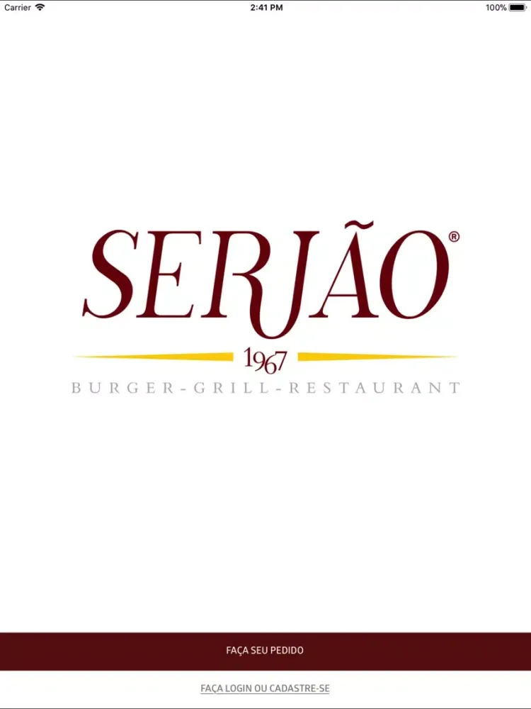 Serjão Lanches iPad 应用截图