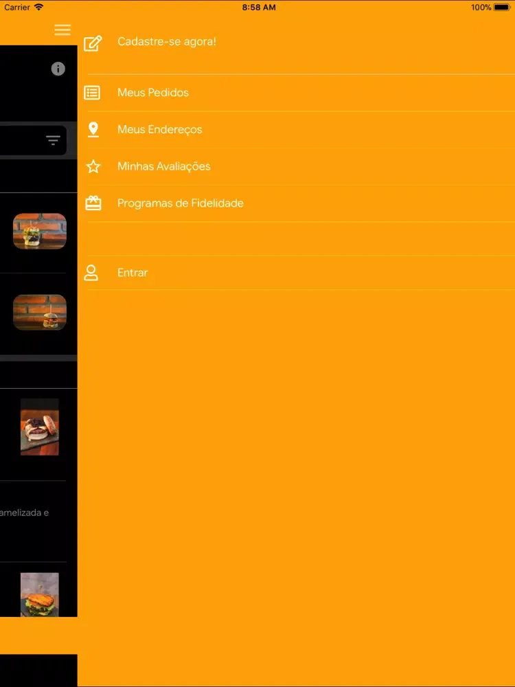 Usina do Hamburguer Delivery iPad  Ekran Görüntüleri
