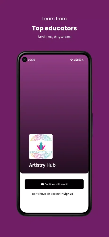 Zrzuty ekranu Artistry Hub