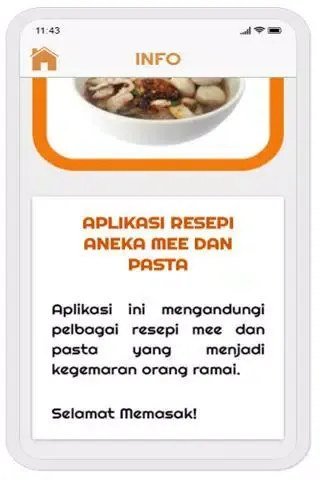 Ảnh chụp màn hình của Resepi Aneka Mee dan Pasta