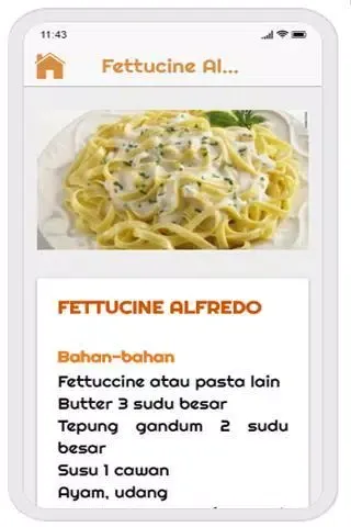 Ảnh chụp màn hình của Resepi Aneka Mee dan Pasta
