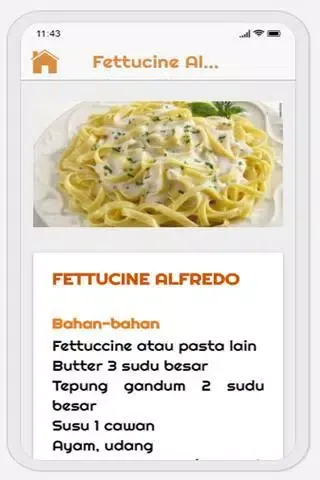 Ảnh chụp màn hình của Resepi Aneka Mee dan Pasta