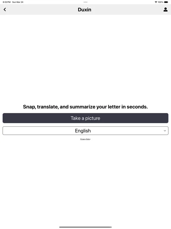 Duxin: Translate & Summarize iPad  Screenshots
