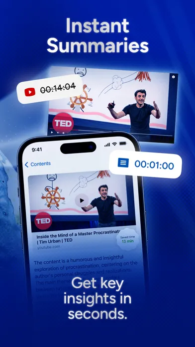 Capturas de pantalla de Oz: Video Summarize