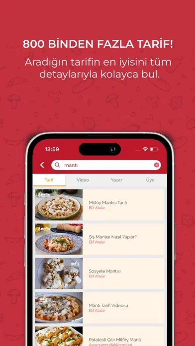 Nefis Yemek Tarifleri应用截图