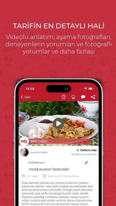 Nefis Yemek Tarifleri应用截图