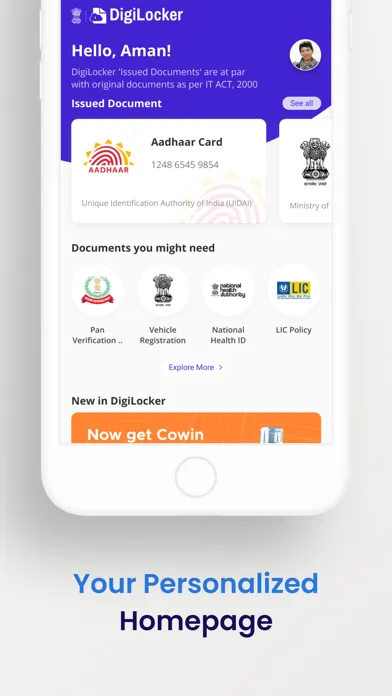DigiLocker سکرین شاٹس