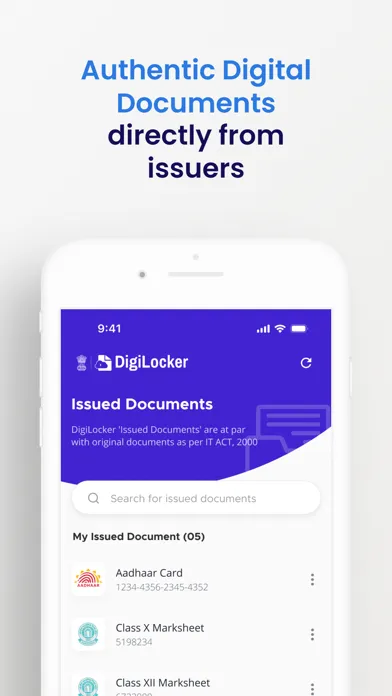 DigiLocker سکرین شاٹس