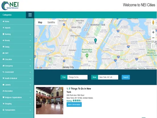Ảnh chụp màn hình của NEI Go Mobile My Move iPad 