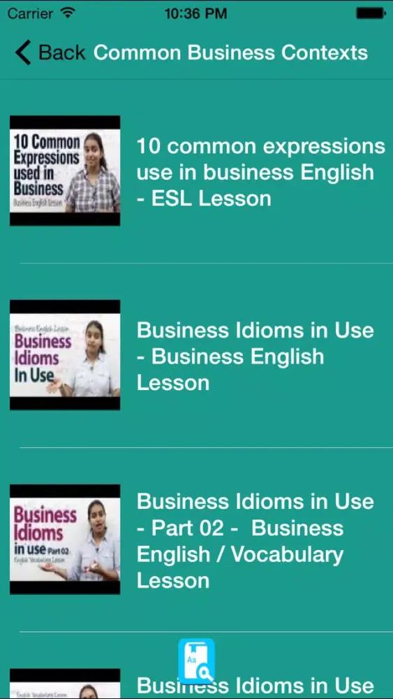 Business English Pro - Vocabulary & Lessons Screenshots