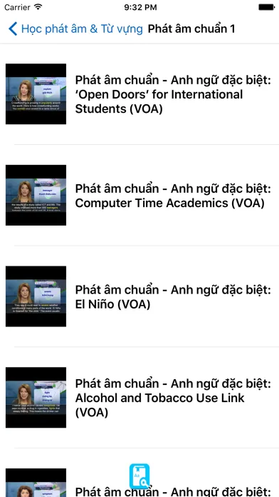 Скриншоты Hoc Tieng Anh Cung VOA