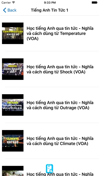 Скриншоты Hoc Tieng Anh Cung VOA