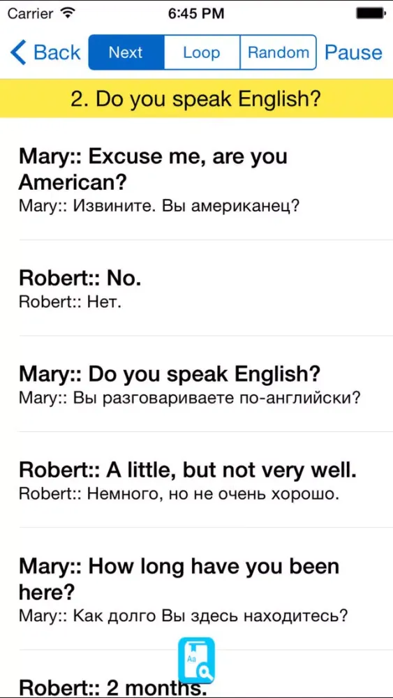 Ảnh chụp màn hình của English Study Pro for Russian Учить английский
