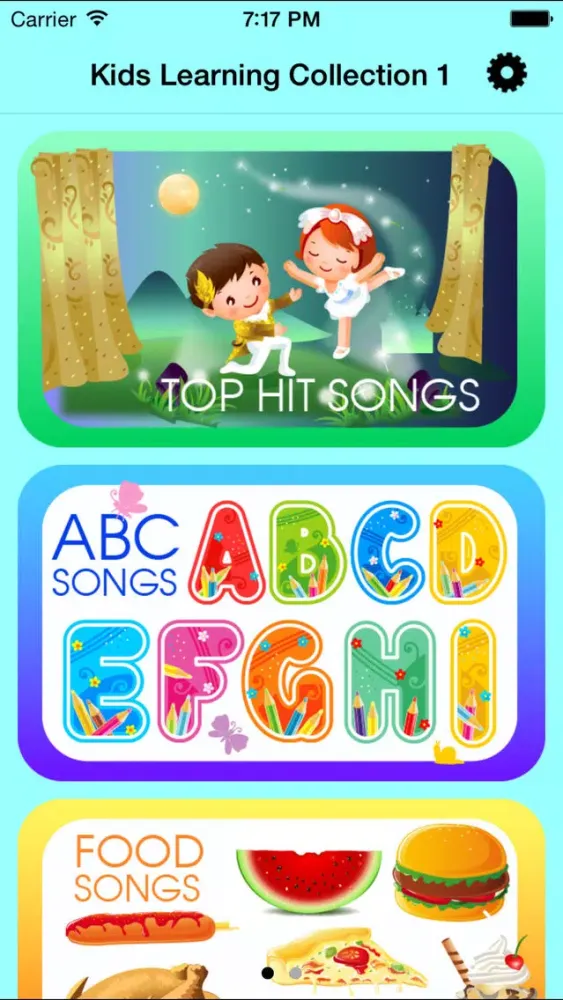 Capturas de tela do English Songs For Kids - Kid Amazing Music Series