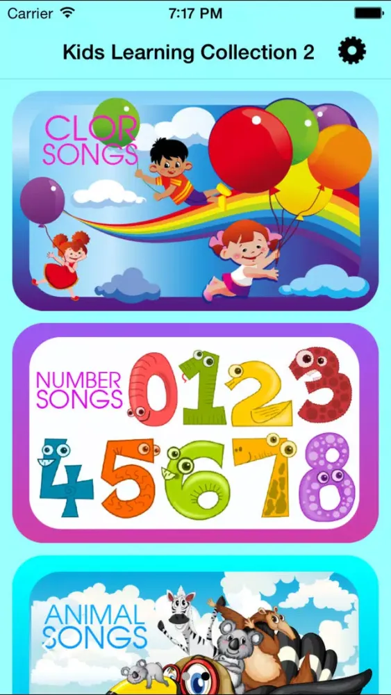 Capturas de tela do English Songs For Kids - Kid Amazing Music Series