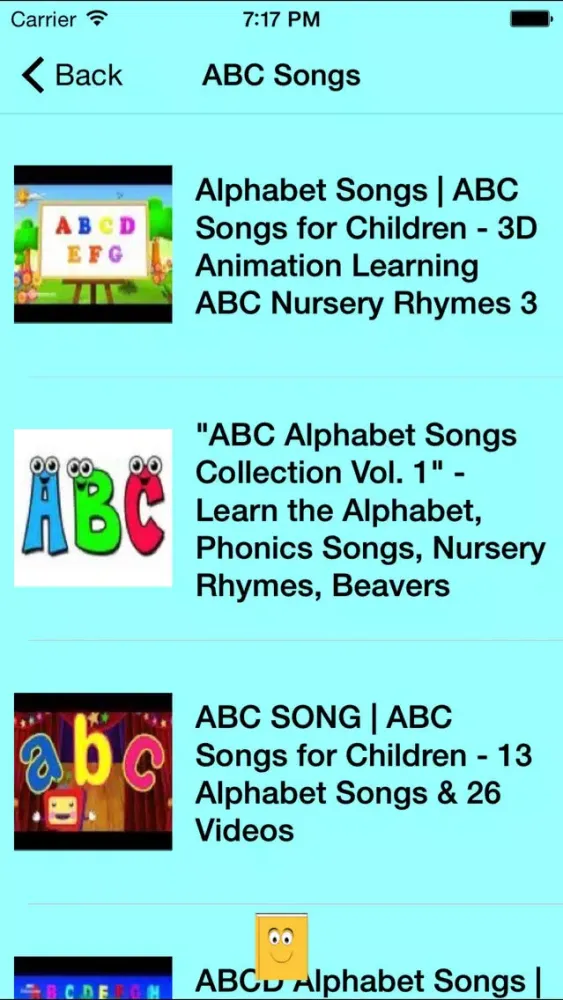 Capturas de tela do English Songs For Kids - Kid Amazing Music Series