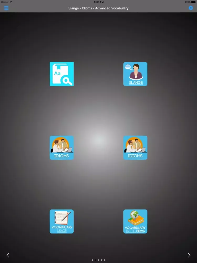 English Vocabulary Builder Pro Word Phrases Idioms iPad  Screenshots