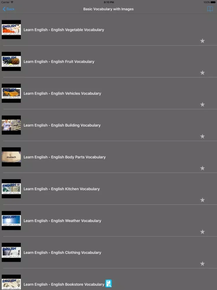 English Vocabulary Builder Pro Word Phrases Idioms iPad  Screenshots