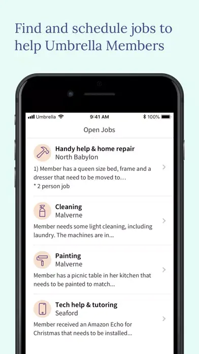 Umbrella – Help Your Community Screenshots