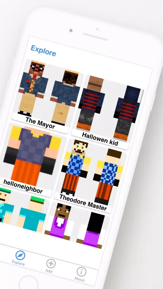 Neighbor Skins For Minecraft スクリーンショット