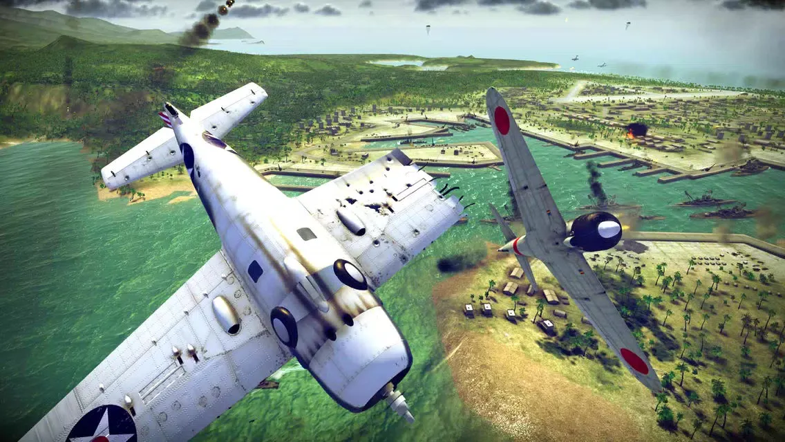 Capturas de pantalla de Skies of Warriors: Rockwell B-1 Lancer