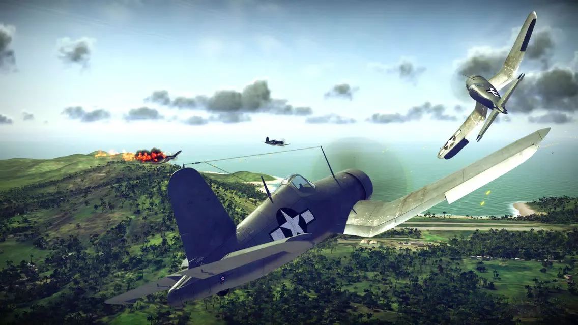 Capturas de pantalla de Skies of Warriors: Rockwell B-1 Lancer