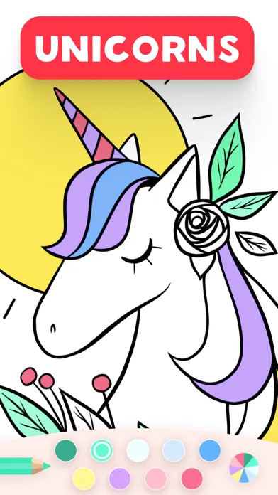 Скриншоты Coloring Book for Girls Kids 5