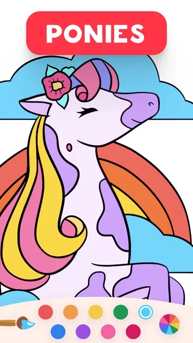 Скриншоты Coloring Book for Girls Kids 5