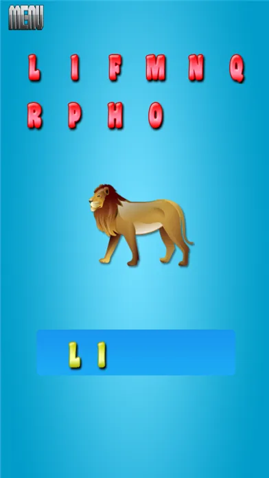 Tangkapan skrin Animals Spell - Learn To Spell