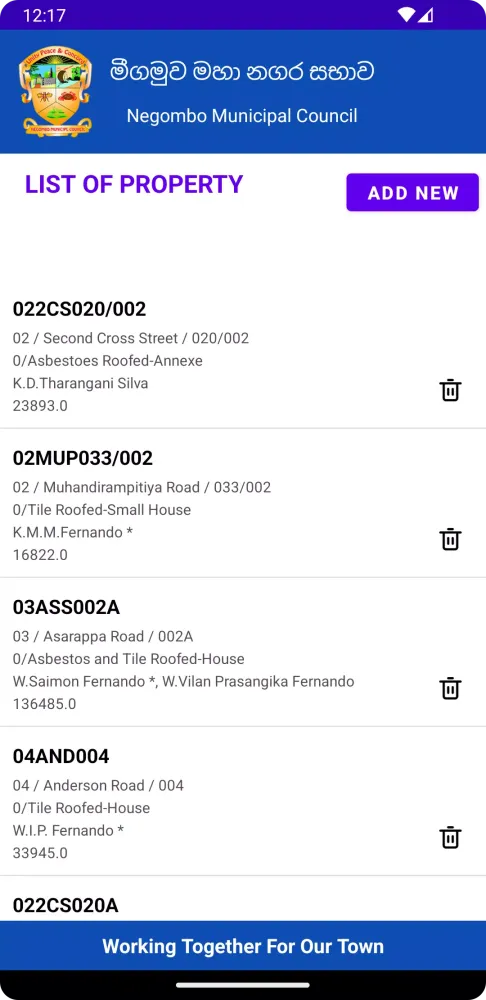 Capturas de pantalla de Negombo Municipal Council