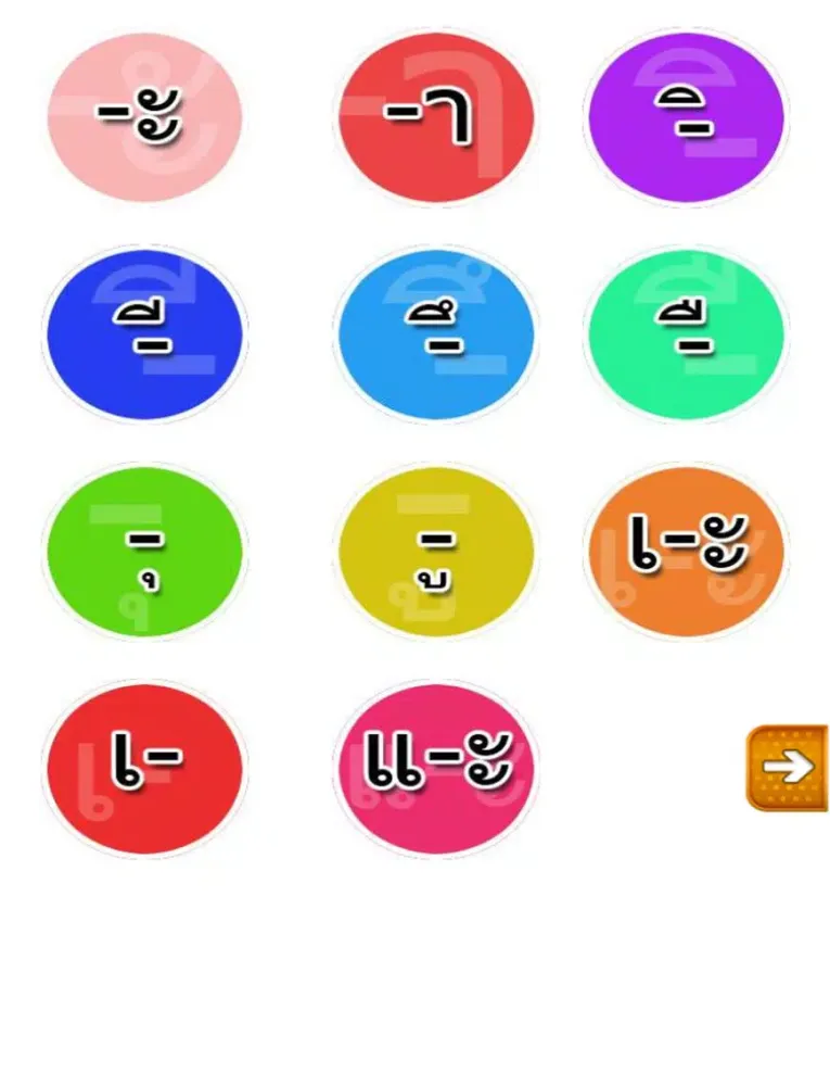 กขค และ สระไทย ฝึกท่องและอ่าน iPad  Screenshots