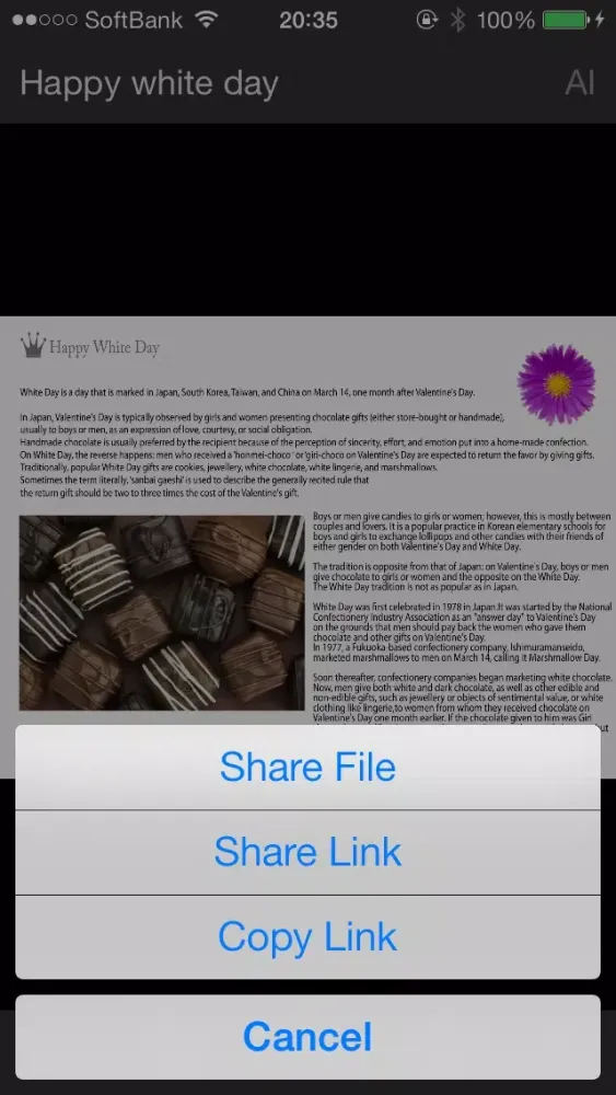 Tangkapan skrin COREDRIVE - Share your files visually. Easy and safe.